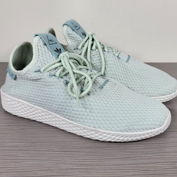 adidas Pharrell Williams HU NMD Youth Sneaker, Linen Green, Big Kid Size 7 /40 - Picture 1 of 10